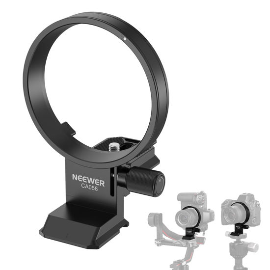 Picture of Neewer Rotatable Collar Mount Plate for Nikon Z8 Z7 II Z6 II Z5 FTZ II Adapter, Fast Horizontal to Vertical Camera Tripod Lens Mount Ring Compatible with DJI RS 3/2 & Arca Quick Release System, CA058