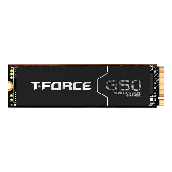 Picture of TEAMGROUP T-Force G50 1TB SLC Caching 3D TLC NAND NVMe InnoGrit PCIe Gen4x4 M.2 2280 Gaming SSD with Ultra-Thin Graphene Heat Spreader Works with PS5 Read/Write 5000/4800 MB/s TM8FFE001T0C129