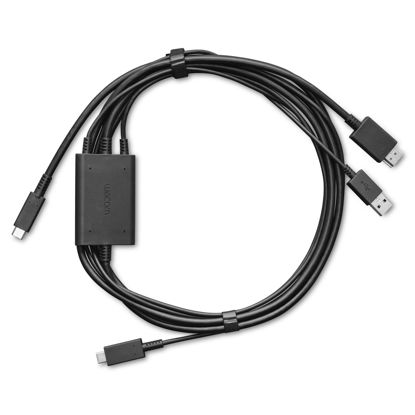 Picture of Wacom One 3 in 1 Cable for Wacom One 12 and 13 Touch,Black