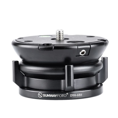 Picture of SUNWAYFOTO DYH-68B Leveling Base Tripod Head 22 lbs Load Capacity,Black