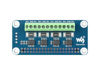 Picture of waveshare 4-ch Current/Voltage/Power Monitor HAT for Raspberry Pi with I2C/SMBus Interface