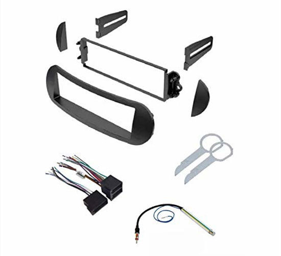 Picture of ASC Car Stereo Dash Kit, Wire Harness, Antenna Adapter, and Radio Tool for Installing a Single Din Radio for select VW Volkswagen Beetle Vehicles - Compatible Vehicles Listed Below