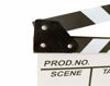 Picture of zmgmsmh Wooden Clapboard Director Film Movie Cut Action Scene Slateboard Clapper Board Slate (Large-White)