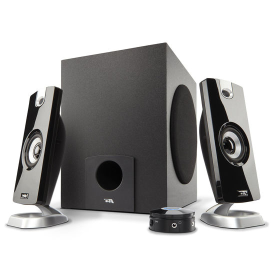 Picture of Cyber Acoustics CA-3090 2.1 Speaker System with Subwoofer with 18W of Power - Easy Setup and Convenient Controls, Great for Music, Movies, and Gaming