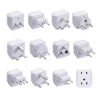 Picture of Ceptics World Travel Adapter Set - 2 in 1 USA to Europe, Asia, Africa, India, Japan, Australia, Brazil, China, Israel and more - 11 Pack - Safe Grounded - Works with Cell phones, Laptops, Chargers