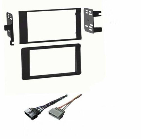 Picture of Car Stereo Dash Kit and Wire Harness Combo to Install Double Din Size Aftermarket Radio for Dodge Ram - 1998-2001 1500 and 1998-2002 2500/3500