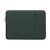 Picture of MOSISO Laptop Sleeve Bag Compatible with MacBook Air/Pro, 13-13.3 inch Notebook, Compatible with MacBook Pro 14 inch M3 M2 M1 Chip Pro Max 2024-2021, Polyester Vertical Case with Pocket,Midnight Green