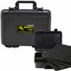 Picture of MOOCY 10" Small Hard Case with Foam Insert, 10.8 x 8.6 x 3.7 Inch - Watertight Padded Case Protect Pistol, Microphone, and Camera Equipment