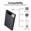 Picture of HWAYO 2.5'' 1TB Ultra Slim Portable External Hard Drive USB3.0 HDD Storage for PC, Desktop, Laptop, MacBook, Chromebook, Xbox One