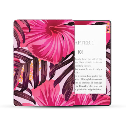 Picture of MightySkins Skin Compatible with Amazon Kindle Paperwhite 5 6.8-inch 11th Gen (2021) Full Wrap - Tropical Pink | Protective, and Unique Vinyl Decal wrap Cover | Easy to Apply | Made in The USA