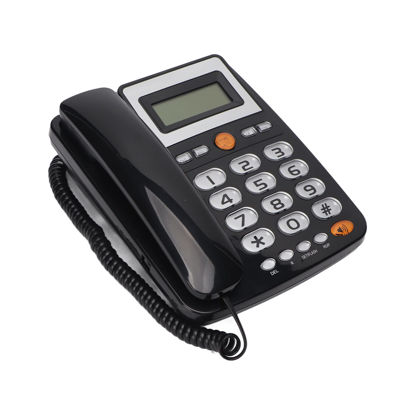 Picture of Corded Landline Phone for Home Senior, LCD Landline with Big Button, Speed Dialling Landline Telephone, HD Hands Free Calls, Designed for Elderly