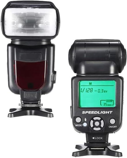 Picture of Speedlite Flash with LCD Display Compatible with Canon EOS R100