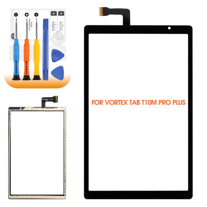 Picture of for Vortex Tab T10M Pro Plus Screen Replacement 10.1" for Vortex Tab 10M Pro Plus Touch Screen for Vortex Tab T10M Pro Plus Digitizer Replacement Glass Sensor Black with Tools