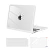 Picture of MOSISO Compatible with MacBook Air 13 inch Case 2024 2023 2022 M3 A3113 M2 A2681, Anti-Cracking Heavy Duty TPU Bumper Plastic Hard Case&Keyboard Skin&Screen Film for MacBook Air 13.6, Transparent