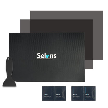 Picture of Selens 2Pcs Non-Stick Polarized Film Sheets Polarizing Filter for Physics Education, Experiments, Photography Size 7.8x11.8inches