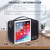 Picture of SELLYFELLY Electronic Bag Travel Cable Accessories Bag Waterproof Double Layer Electronics Organizer Portable Storage Case for Cable, Cord, Charger, Phone, Adapter, Power Bank, Kindle, Hard Drives