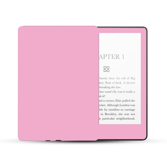 Picture of MightySkins Skin Compatible with Amazon Kindle Paperwhite 5 6.8-inch 11th Gen (2021) Full Wrap - Solid Pink | Protective, Durable, and Unique Vinyl Decal wrap Cover | Easy to Apply | Made in The USA