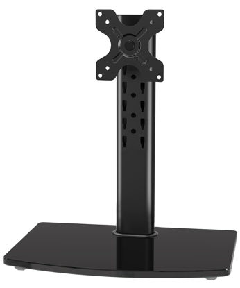 Picture of MOUNT PRO Single Monitor Stand Fits Max 32 inch Computer Screen, Free-Standing Monitor Desk Stand, Monitor Mount with Height Adjustable, Swivel, Tilt, Rotation, VESA Monitor Stand 100x100