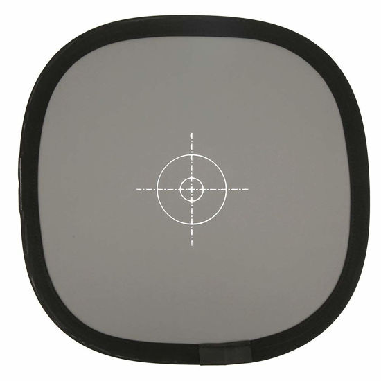 Picture of M ugast Focusing Board,30cm PU Portable 18% Standard Gray White Balance Board,Neutral White Double Sided Focusing Card Reflector Plate,for TTL SLR/Digital/Side-axis Cameras