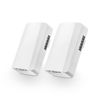 Picture of Outdoor Wireless Bridge, Point to Point WiFi Bridge, 2.4GHz 500M-1KM Distance, 2X 100Mbps Ethernet Port, 24V PoE Adapter, 2 Pack