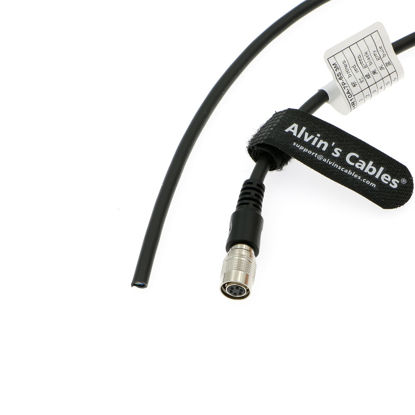 Picture of Alvin's Cables Hirose 6 Pin Female HR10A-7P-6S to Flying Lead Power I/O Cable for Basler GIGE AVT for Sony CCD Camera 10M|32.8ft