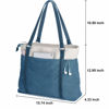 Picture of Women's Work Bag with Laptop Compartment Zipper Pockets Large Teacher Totes Purse