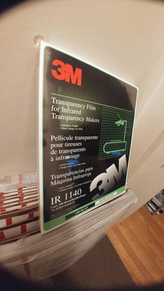 Picture of 3M Transparency Film For Infrared Printers, Clear, 8 1/2in. x 10 1/2in., 4 Mil, Box Of 100 Sheets