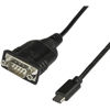 Picture of StarTech.com USB C to Serial Adapter Cable with COM Port Retention - 16" (40cm) USB Type C to RS232 (DB9) Serial Converter Cable - for PLCs, Scanners, Printers - Windows/Mac/Linux (ICUSB232PROC)