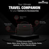 Picture of COMMANDER OPTICS Medium Camera Bag - Water Resistant, Soft Padded, Travel Bag for Canon EOS, Nikon, Sony & More DSLR Cameras/Camcorders Ample Storage and Protection for Your Equipment (Medium)