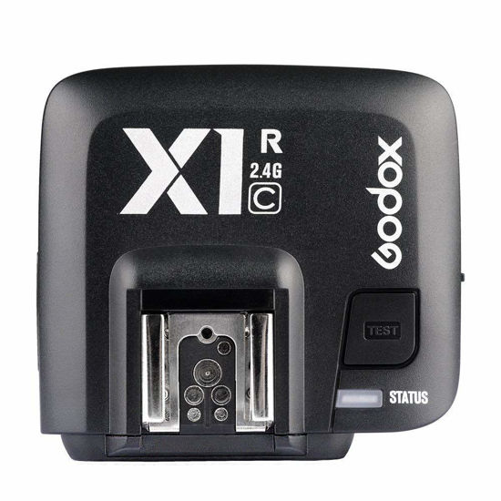 Picture of GODOX X1R-C E-TTL 1/8000s Wireless Remote Flash Receiver Shutter Release Compatible with Canon EOS Cameras Godox V1 TT350N AD200 AD200Pro Flash