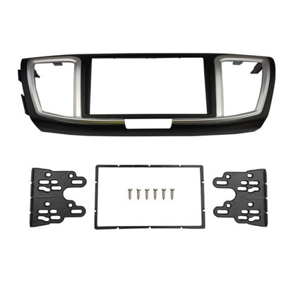 Picture of DKMUS Double Din Radio Stereo Dash Installation Mount Trim Kit Compatible with Honda Accord 2013-2017