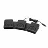 Picture of iKKEGOL Upgraded USB Triple Foot Pedal Switch Control 3 Three Key Footswitch Program Customized Computer Keyboard Mouse Game Action HID