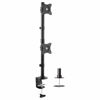 Picture of VIVO Dual Monitor Desk Mount Stand with Height Adjustment and VESA Plates for 2 LCD Ultrawide Screens up to 34 inches, Stacked Array, STAND-V002R