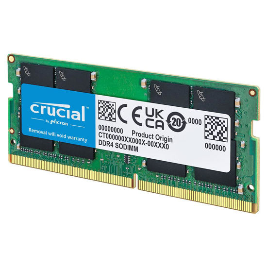 Picture of Crucial RAM 32GB DDR4 3200MHz CL22 (or 2933MHz or 2666MHz) Laptop Memory CT32G4SFD832A