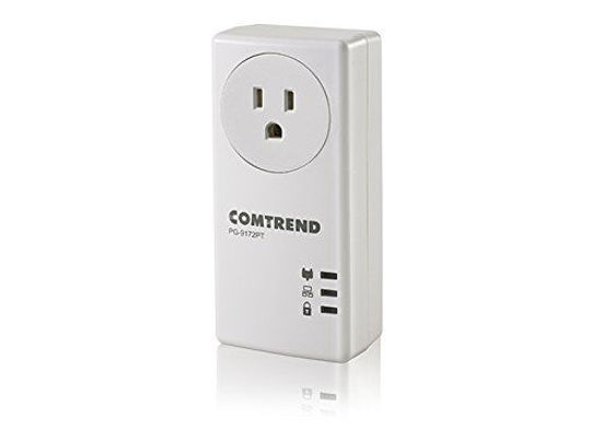 Picture of Comtrend 1200 Mbps G.hn Powerline Ethernet Adapter with Pass-Through Outlet, PG-9172PT