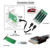 Picture of cablecc 50cm OCuLink PCIe PCI-Express SFF-8611 8X 8-Lane to Dual SFF-8611 Oculink 4X SSD Data Active Cable