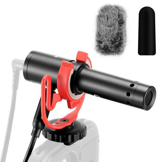 Picture of Neewer Microphone Plug & Play, USB C Digital Output Noise Canceling High Sensitivity Cardioid Microphone with Shockmount and Foam Windshield for Smartphones and Laptops, KM17