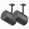 Picture of Yibracki Heavy-Duty Speaker Wall Mount and Ceiling Speaker Mount for Sonos Era 100 Wireless Speaker Mount,Tilt & Swivel Adjustable Mount or Sonos Era 100 Speaker with Hardware Kit - 2 Pack, Black