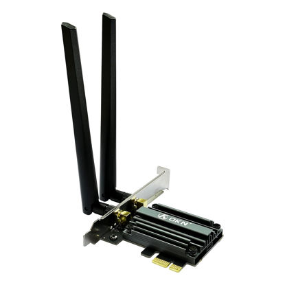 Picture of WiFi 7 PCIE Card 9.3Gbps 802.11BE WiFi 6E Card with Bluetooth 5.4 Tri-Band 4K QAM 320MHz WiFi 7 BE200 Inside Wireless Network Adapter for PC Desktop Supports Windows 11 64bit