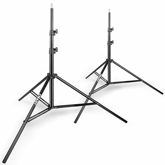 Picture of EMART 8.5ft Photography Light Stands for Photo Video Studio and Product Portrait Shooting - 2 Pack