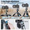 Picture of SIRUI Compact Mini Desktop Tripod, 20" Aluminum Portable Small Tabletop Tripod Stand with 360° Ball Head for DSLR, Camera, Phone, Loaded up to 22lbs, Phone Holder Included, AM-TT50