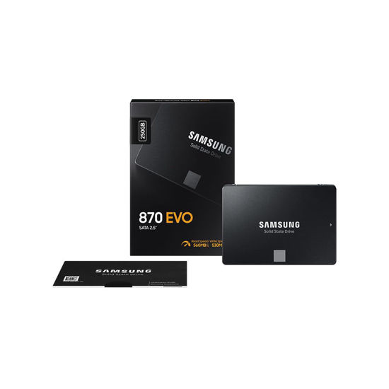 Picture of Samsung 870 EVO 500GB SATA 2.5" Internal Solid State Drive (SSD) (MZ-77E500)