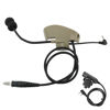 Picture of TSVISIONCORE Microphone & PTT for Howard Leight Impact Sports Noise cancelling headphones Airsoft(Tan)