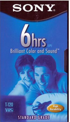 Picture of Sony T120VR 5-Pack 120- Minute VHS Tapes