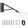 Picture of SEDGEWIN Ring Light Wall Mount 51inch Adjustable Wall Mount Triangle Boom Arm with 1/4 & 3/8 Screw Save Space 180º Rotation for Barber Photography Studio, Strobe Flash, Softbox, Ring Light, Umbrella