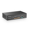 Picture of MokerLink 5 Port Gigabit POE Switch, with 4 POE+ Ports 1000Mbps, 78W IEEE802.3af/at, Unmanaged Plug and Play, Sturdy Metal Fanless