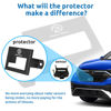 Picture of WIKIBB Front Radar Sensor Protector Cover Compaible with Honda CR-V CRV All Models 2017-2022, Vehicle Radar Sensor Protection Cover Accessory for Honda Accessories with Screws, Black