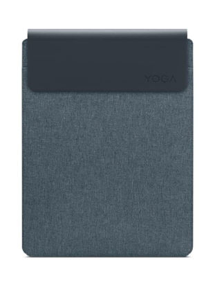 Picture of Lenovo Slim Laptop Sleeve 14 Inch Notebook/Tablet - Compatible with MacBook Air/Pro - Eco-Friendly Lightweight Case with Accessory Pocket & Magnetic Closure - Teal