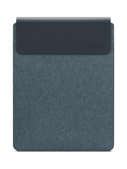 Picture of Lenovo Slim Laptop Sleeve 14 Inch Notebook/Tablet - Compatible with MacBook Air/Pro - Eco-Friendly Lightweight Case with Accessory Pocket & Magnetic Closure - Teal