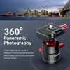 Picture of SmallRig Tripod for iPhone Desktop Mini Tripod - Aluminum Alloy 20 inches/ 50 cm with 360 Degree Ball Head, 1/4 inch Quick Shoe Plate for Vlogging DSLR Camera Video, Load up to 11 pounds-3033